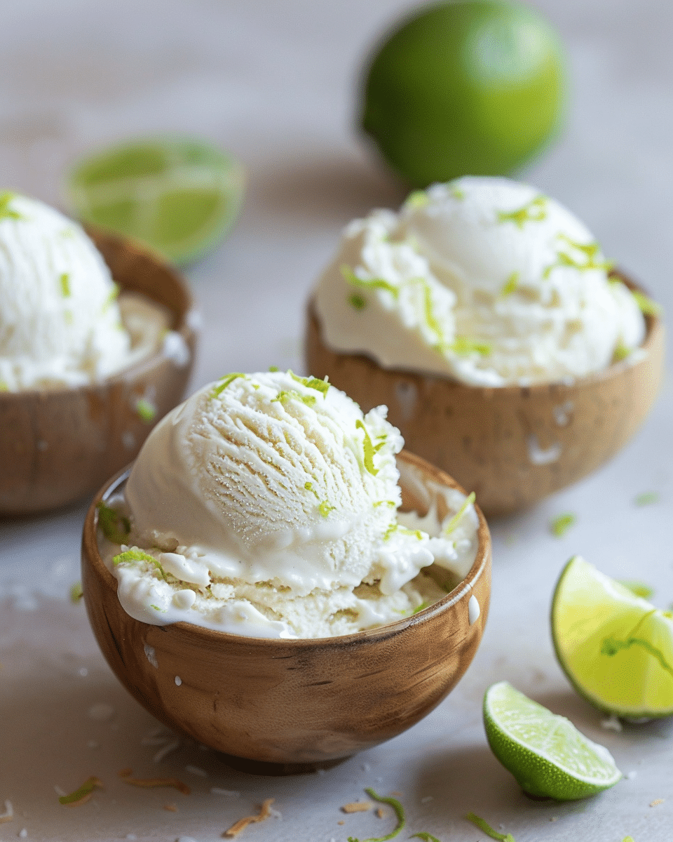 Coconut Lime Ice Cream