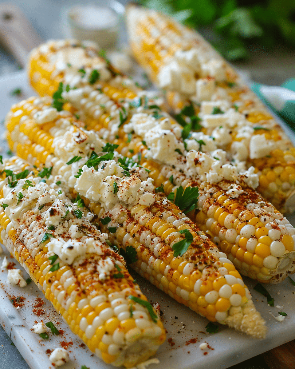 Greek-Inspired Street Corn