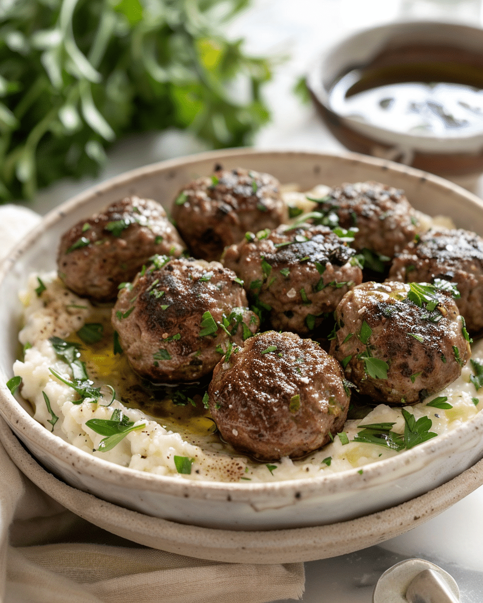 Keftedes (Greek Meatballs)