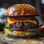 Cheeseburgers with Coca-Cola Onions