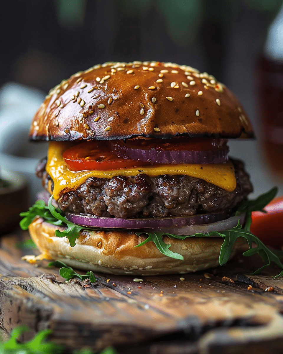 Cheeseburgers with Coca-Cola Onions