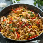 Creamy Chicken Fajita Pasta Recipe