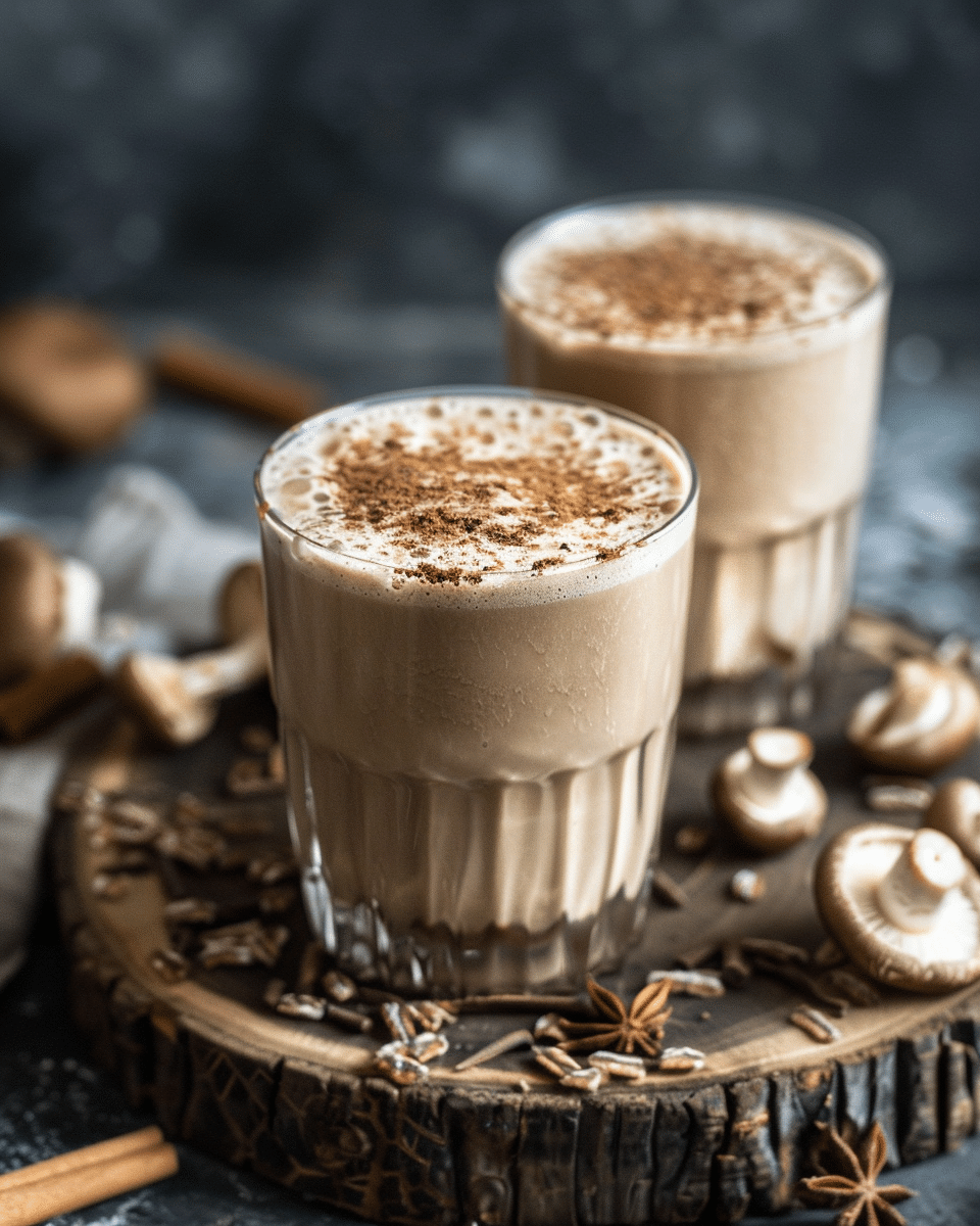 Reishi Mushroom Chocolate Milk