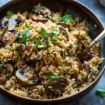 Slow Cooker Mushroom Rice Recipe