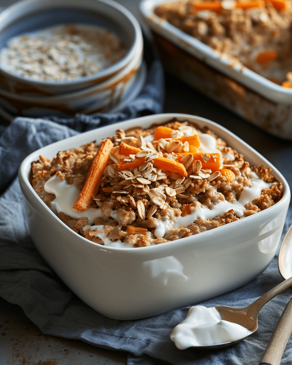 Carrot Cake Baked Oatmeal Recipe