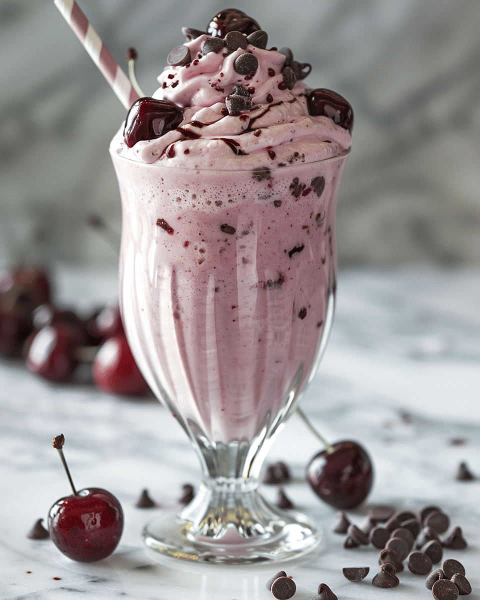 Cherry Chocolate Chip Milkshake
