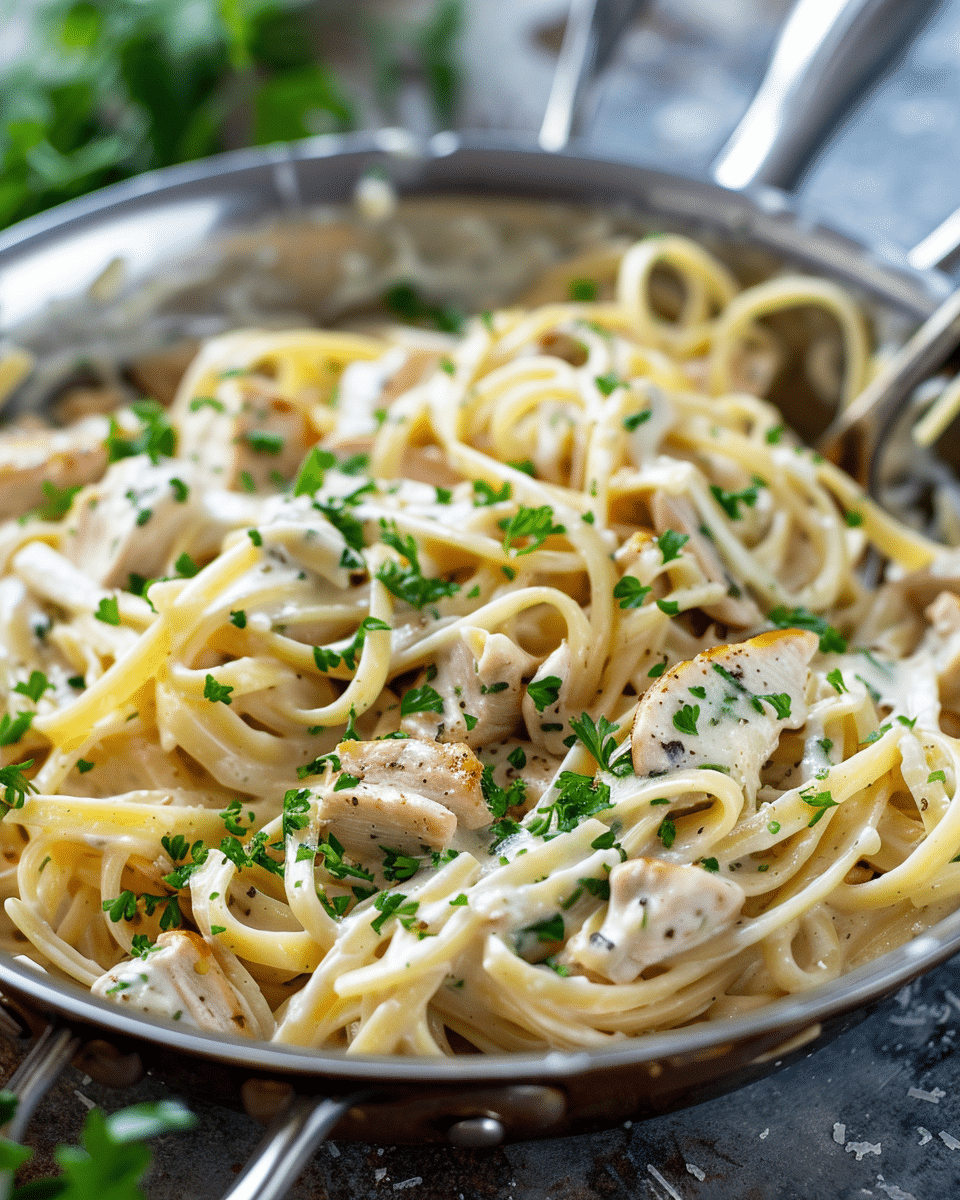 Chicken Alfredo Linguine Recipe