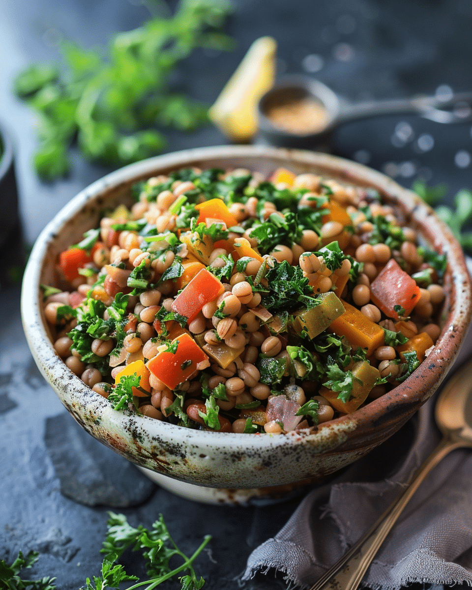 Vegan Farro Salad