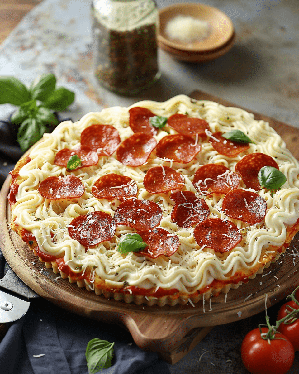 Crispy Pepperoni Pizza Pasta