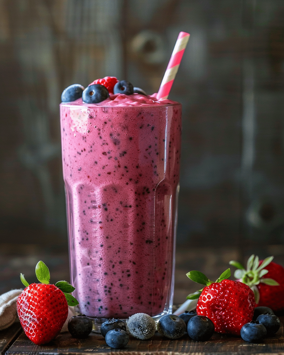 Strawberry Blueberry Smoothie