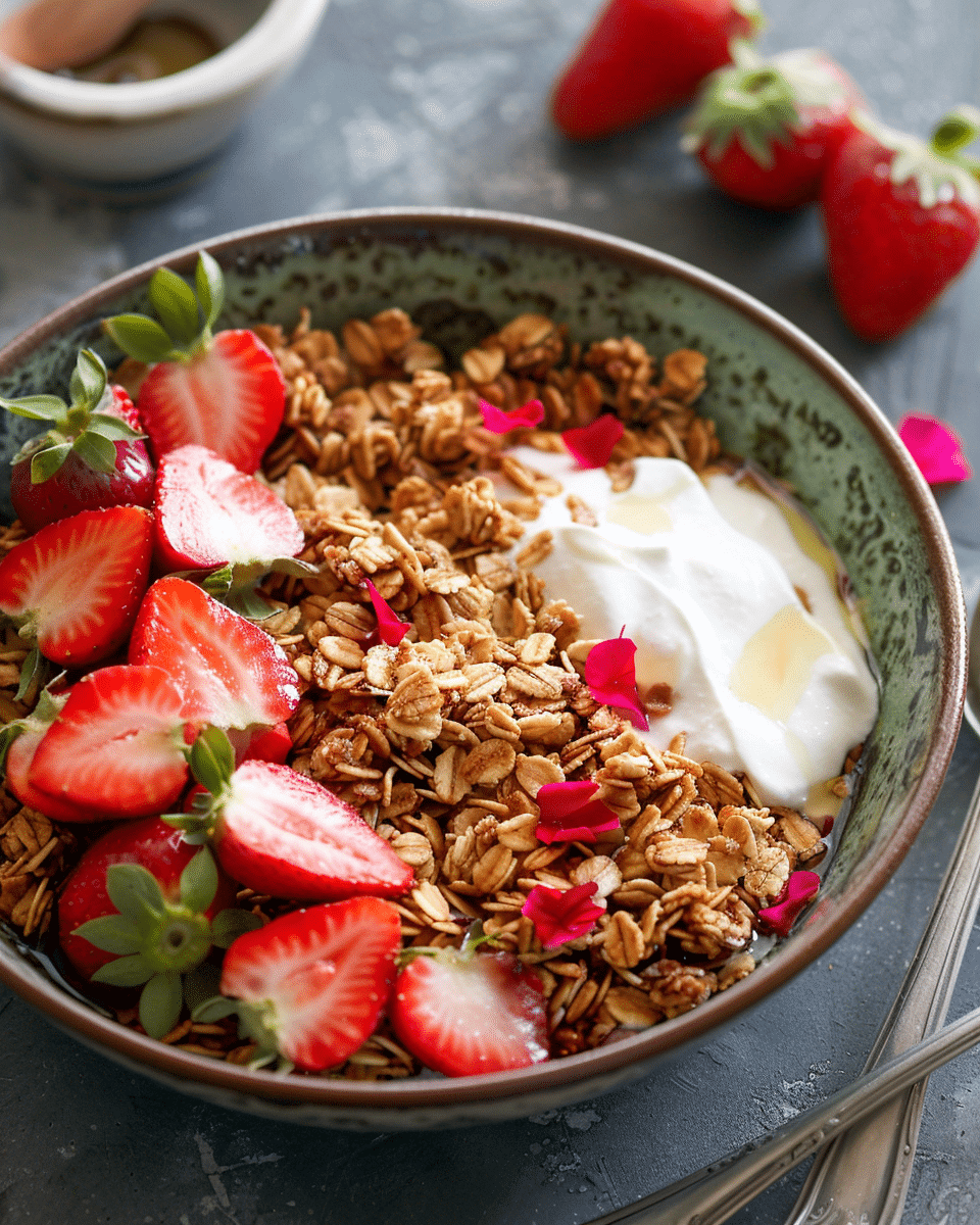 Strawberry Granola Recipe