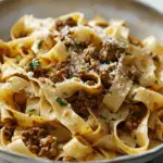 White Bolognese with Pappardelle Recipe