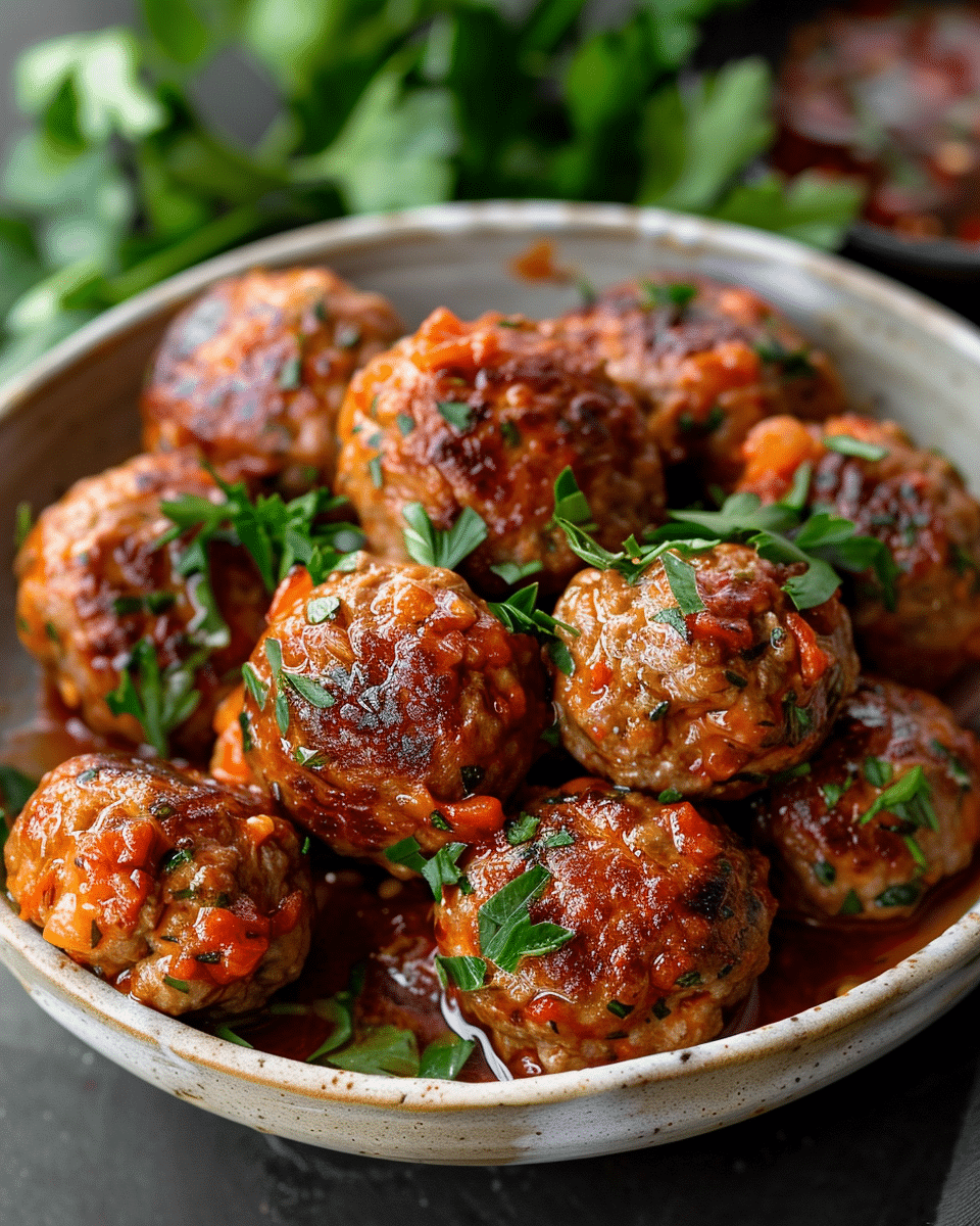 Air Fryer Lamb Meatballs
