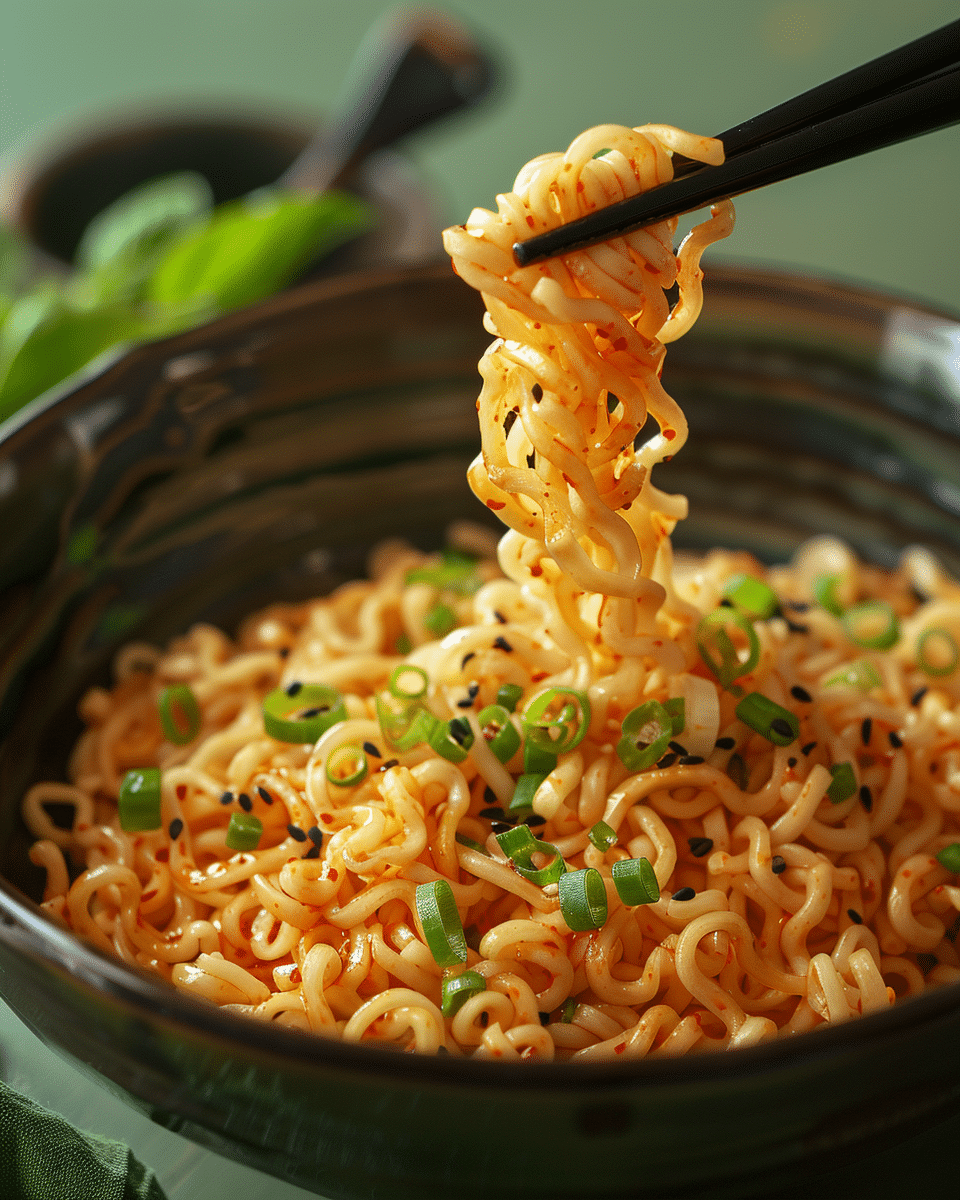 Cheesy Ramen Noodles