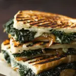 Kale and Caramelized Onion Veggie Panini