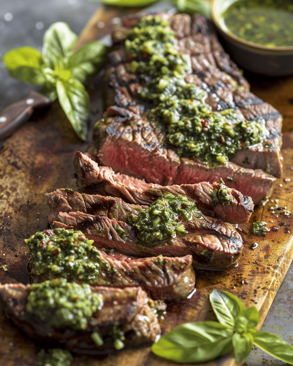 Pesto Steak