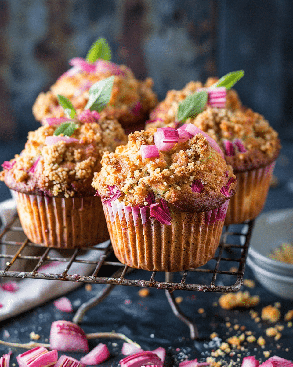 Rhubarb Muffins