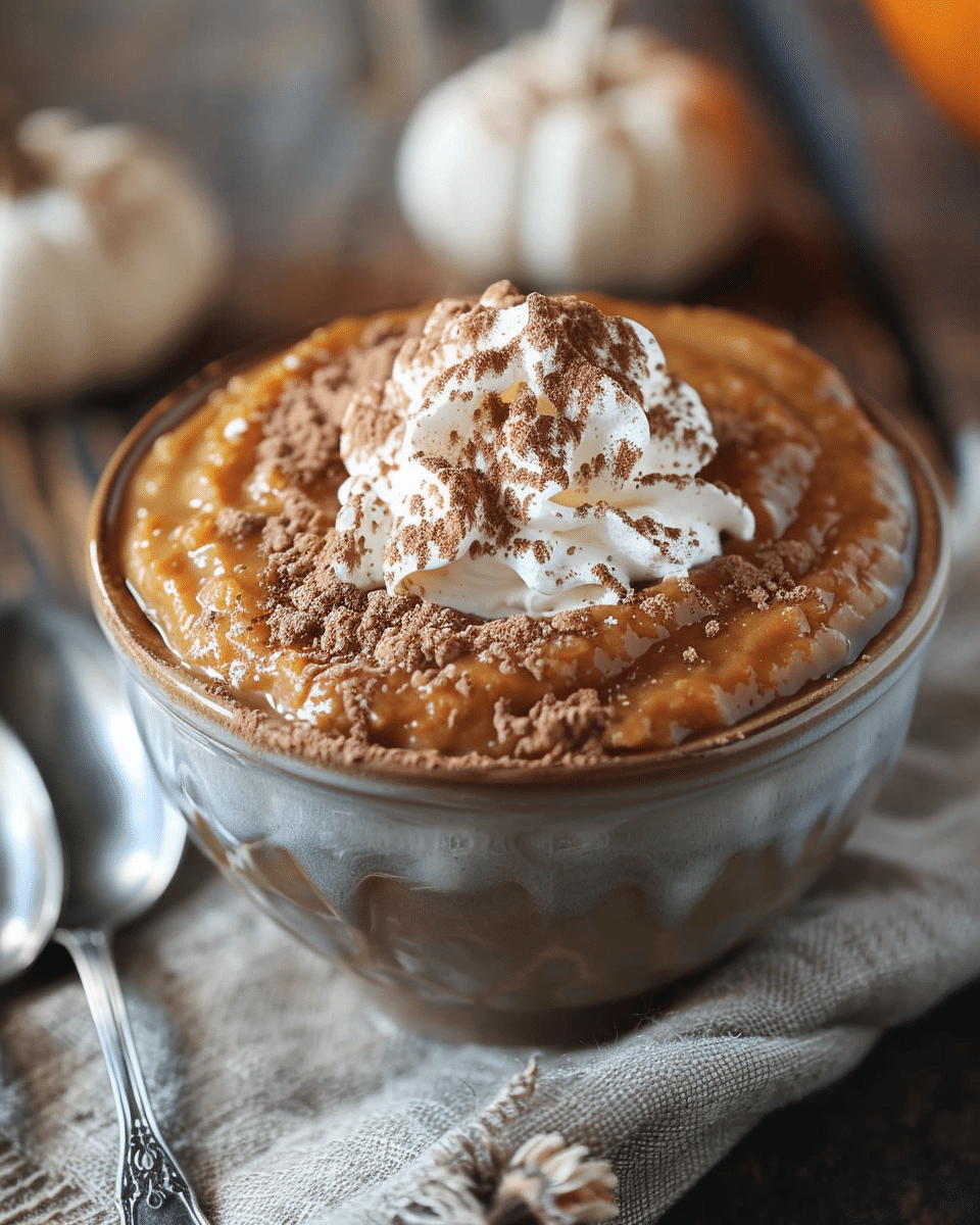 Slow Cooker Pumpkin Pie Pudding Recipe