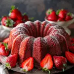 Ultimate Fresh Strawberry Bundt Cake