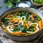 Easy Vegetable Udon Noodle Soup Recipe