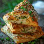 Flaky Everything Bagel Scones with Green Onions