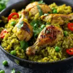 Peruvian Green Arroz con Pollo Recipe