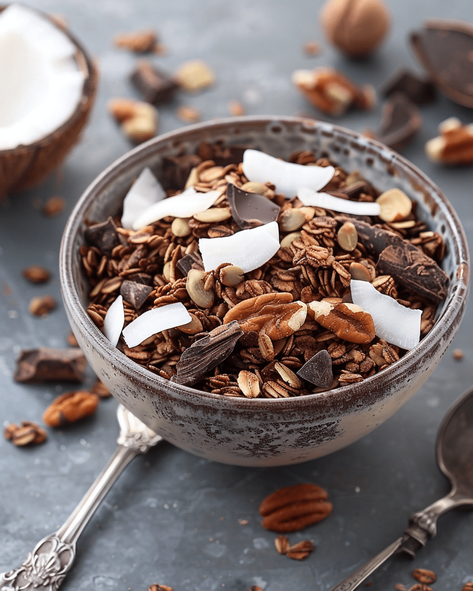 Coconut Cacao Paleo Granola