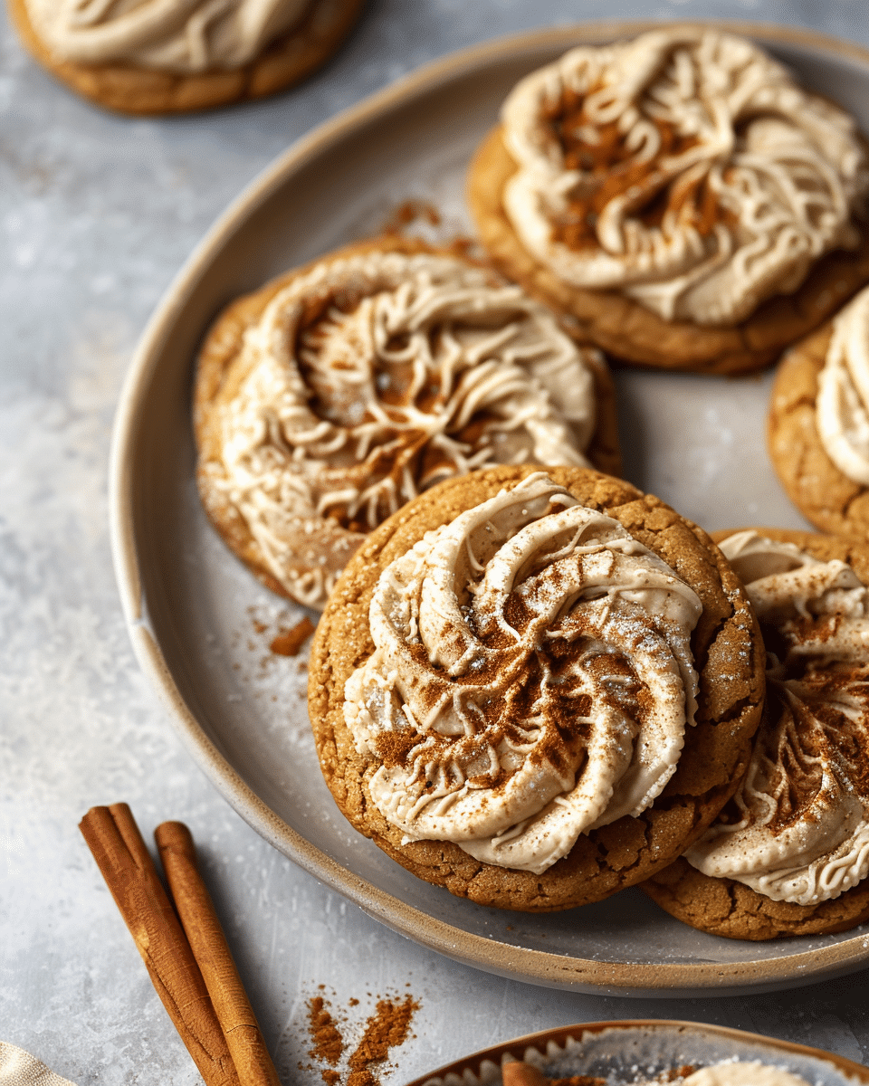 Soft Pumpkin Spice Cookies