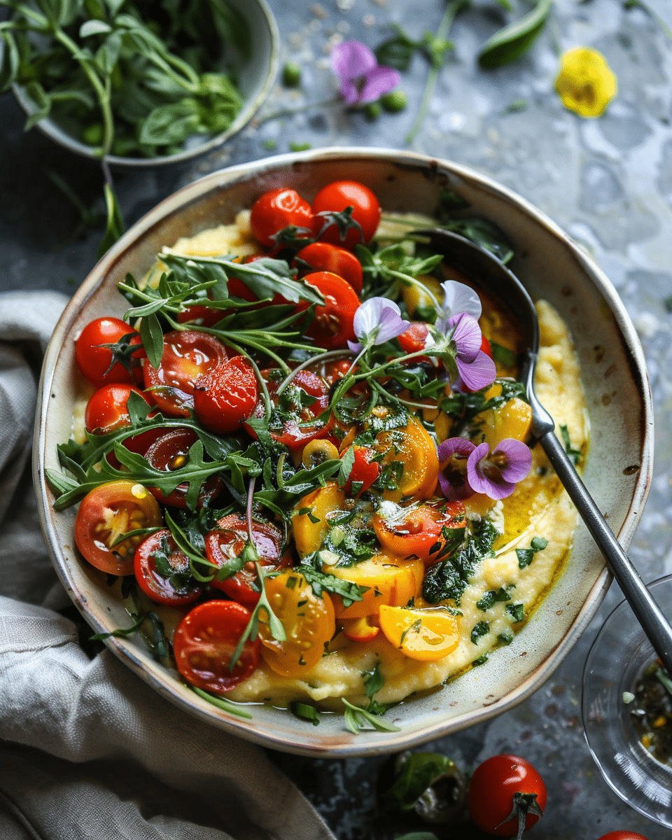 Summer Vegetable Polenta Bowls