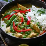 Chicken Snow Pea Green Curry