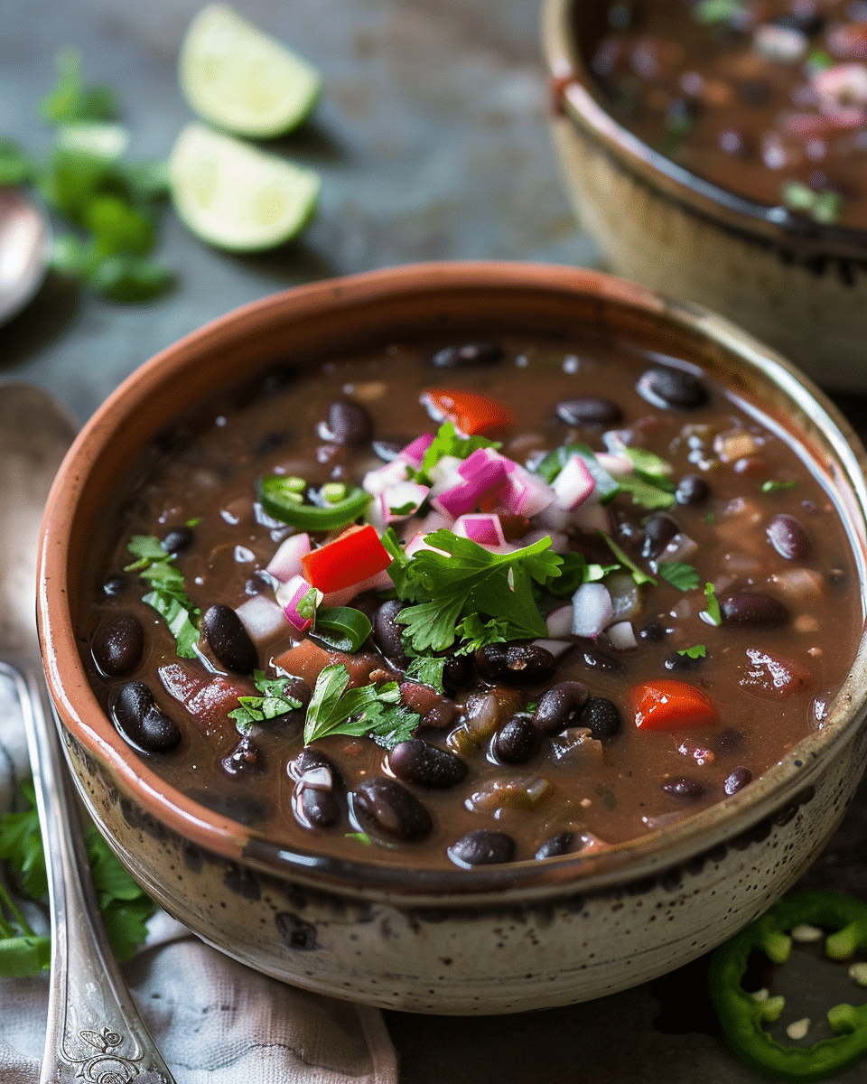 Cuban Black Bean Soup Recipe