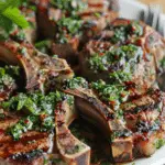 Grilled Lamb Chops with Chimichurri
