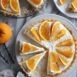 Orange Tart with Crème Fraîche
