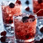 Cherry Spritz with Heart-Shaped Ice Recipe