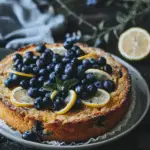 Meyer Lemon Blueberry Cornbread