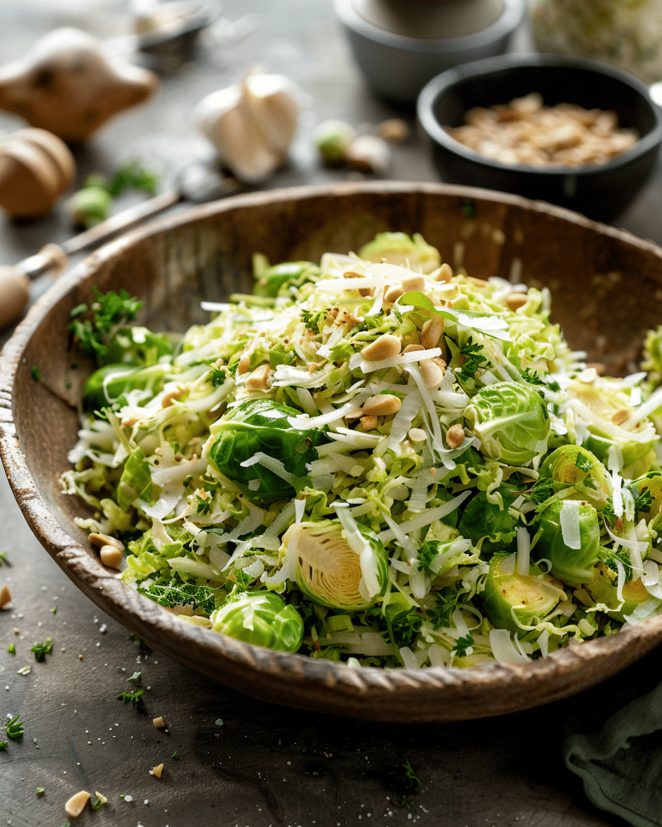 Shaved Brussels Sprout Salad