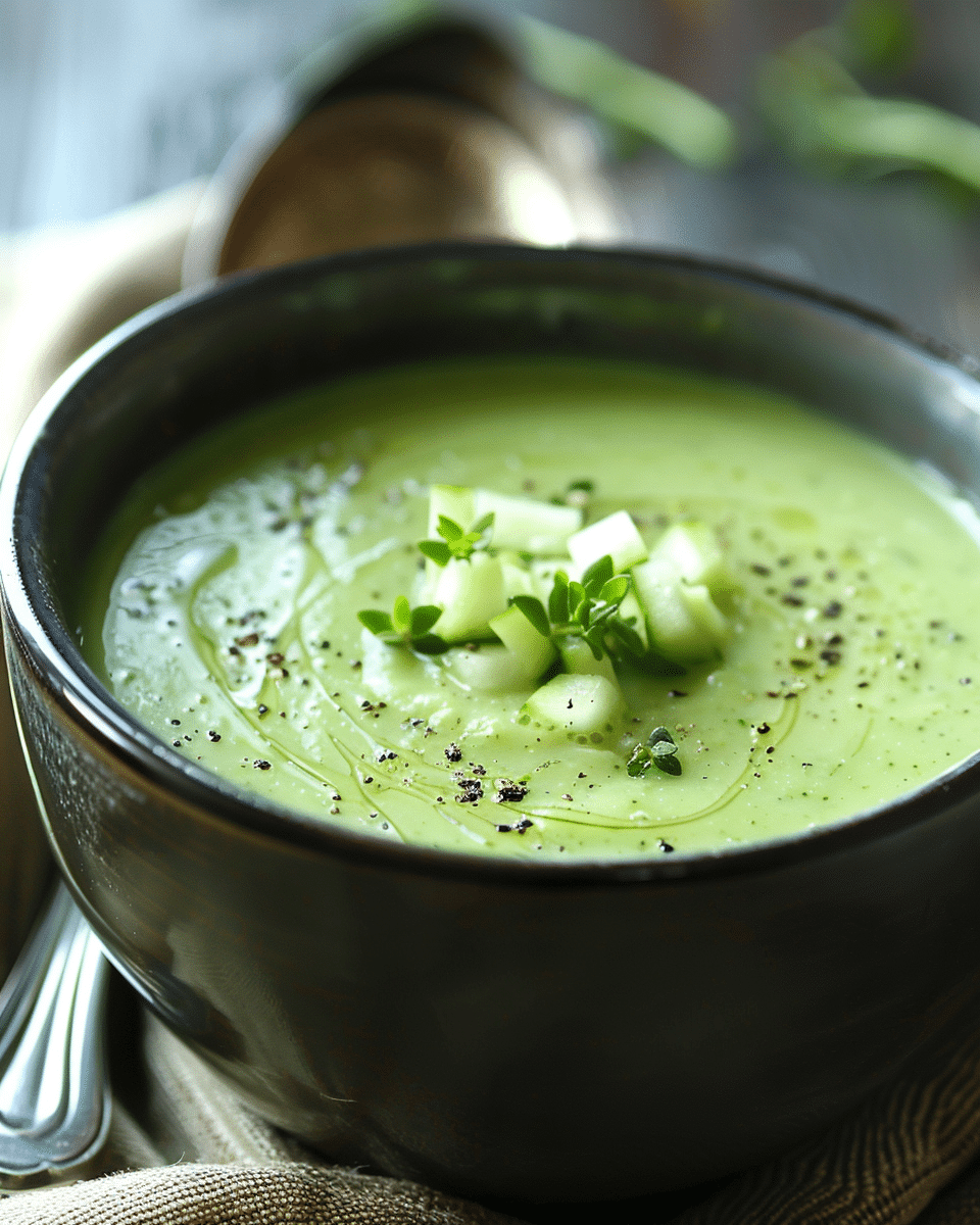 Creamy Zucchini Soup Recipe