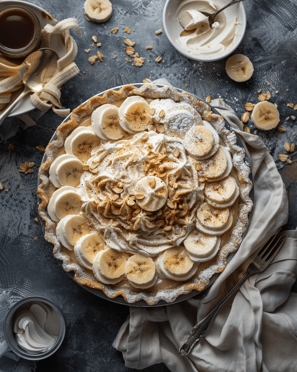 Caramel Banana Cream Pie