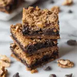 Prune Cherry Chocolate Walnut Tahini Bars