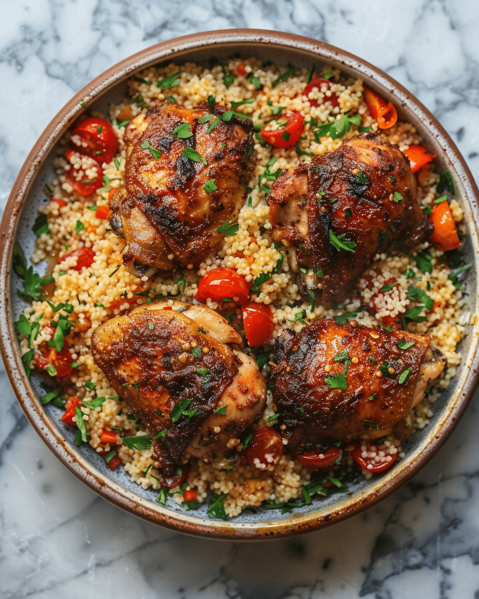 Harissa Chicken with Couscous