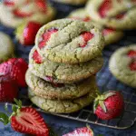 Matcha Strawberry Cookies Recipe