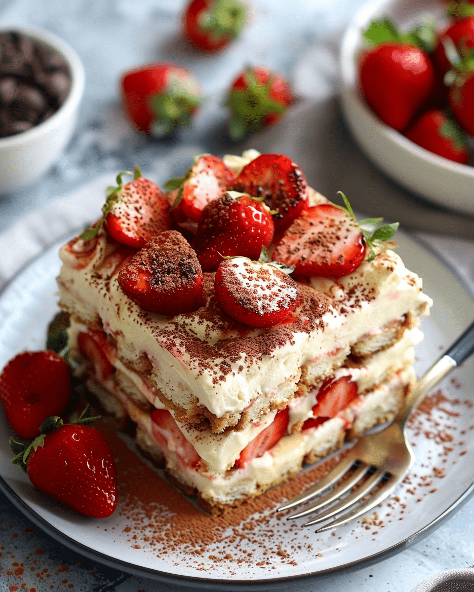 Strawberry Tiramisu