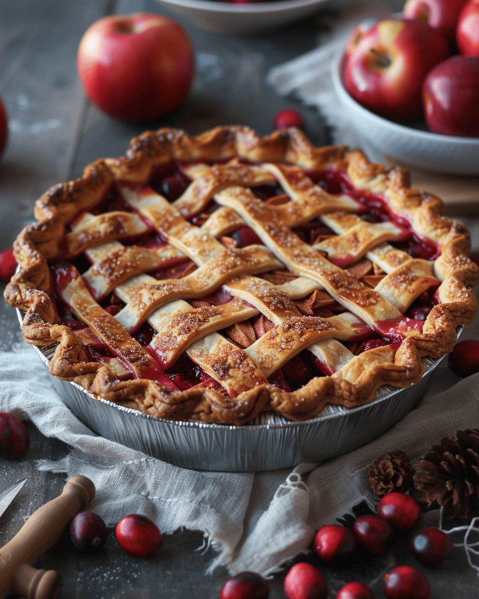 Apple Cranberry Pie Recipe