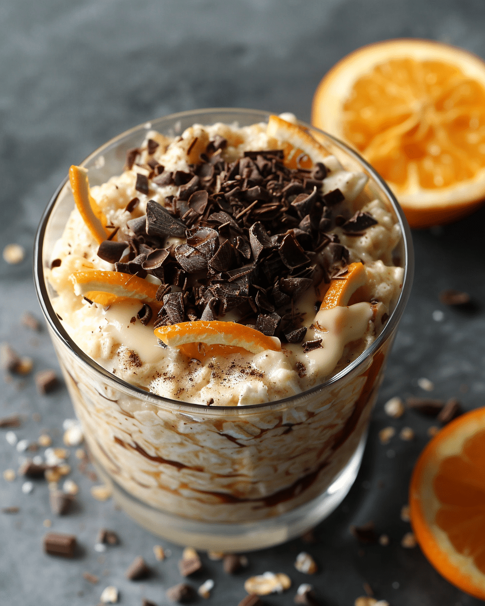Chocolate Orange Overnight Oats