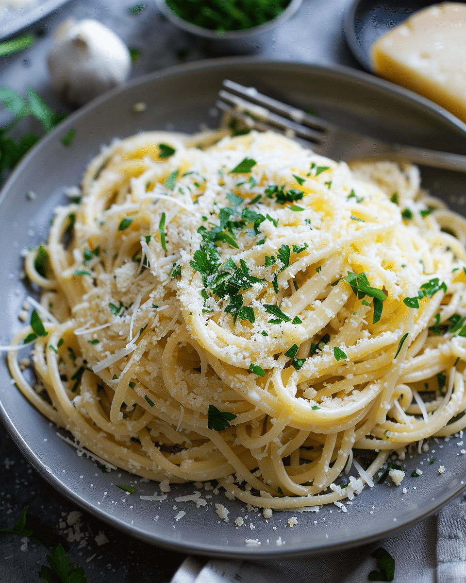 Garlic Parmesan Pasta Recipe