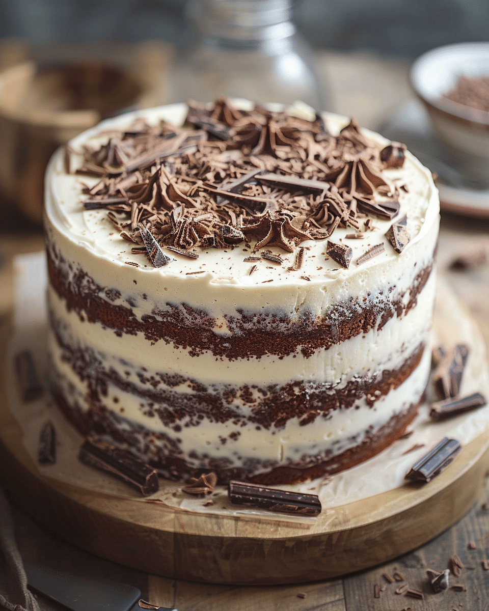 Malted Chocolate & Stout Layer Cake