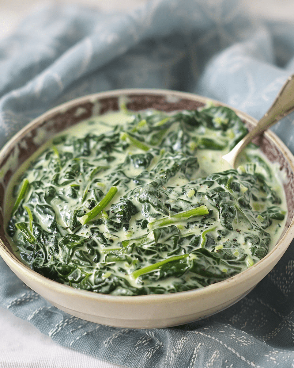Creamed Spinach Recipe