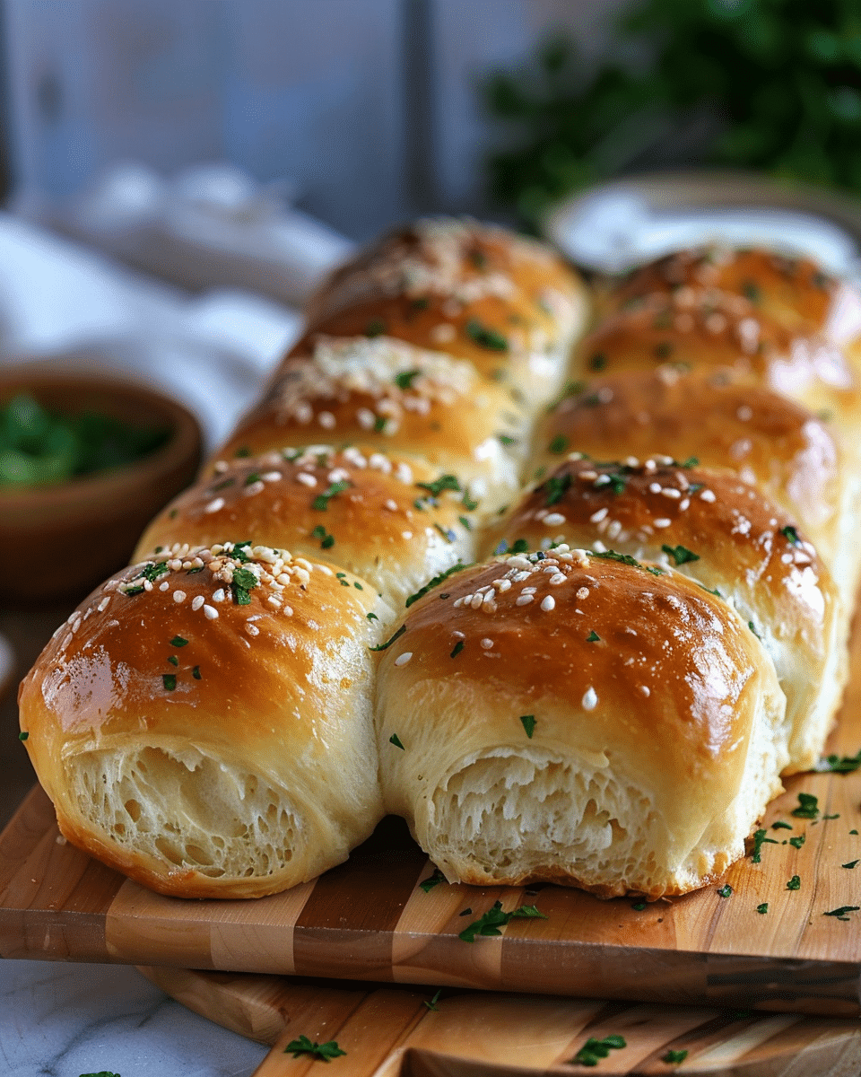 Garlic Dinner Rolls