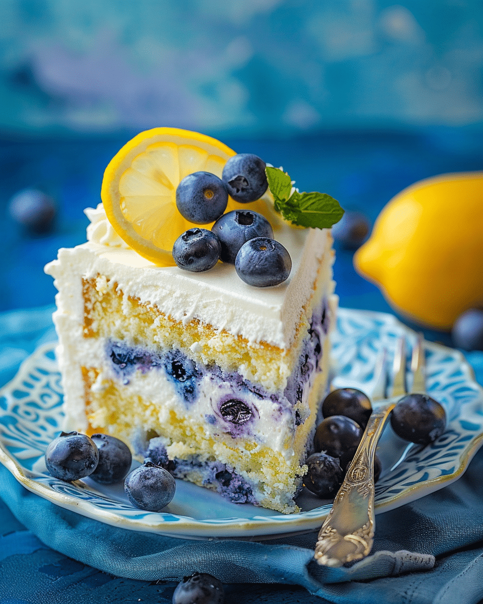 Lemon and Blueberry Cake
