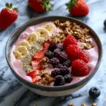 Peanut Butter & Jelly Smoothie Bowl
